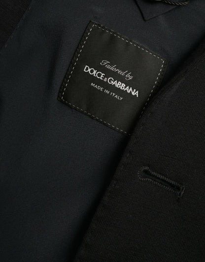 Чорний вовняний однобортний піджак Dolce &amp; Gabbana