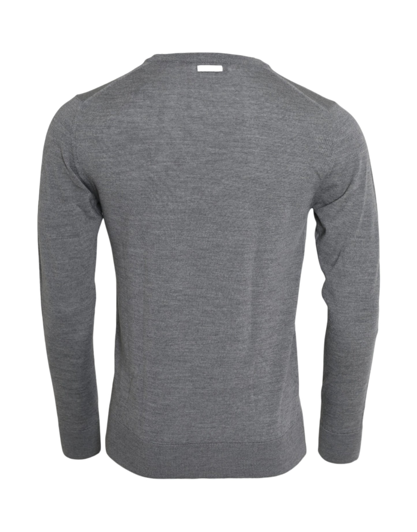 Вовняний пуловер з круглим вирізом Dolce &amp; Gabbana Ash Grey
