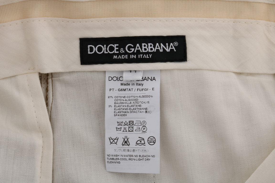 Коричневі елегантні офіційні чоловічі штани Dolce &amp; Gabbana