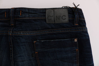 Костюм National Elegant Blue Regular Fit Cotton Jeans