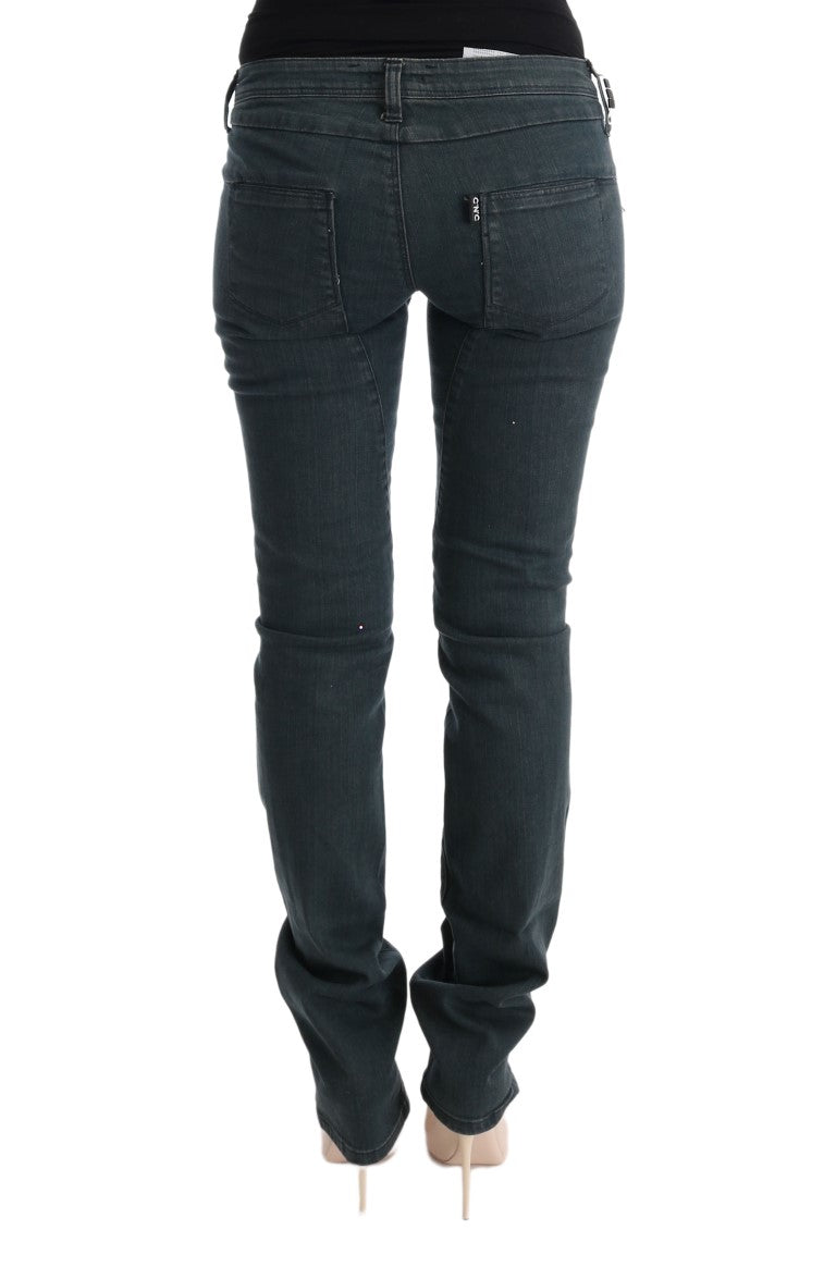 Костюм National Chic Superslim сірі бавовняні джинси