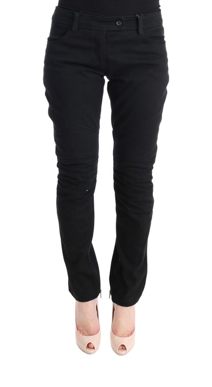 Брюки Ermanno Scervino Chic Black Slim Fit