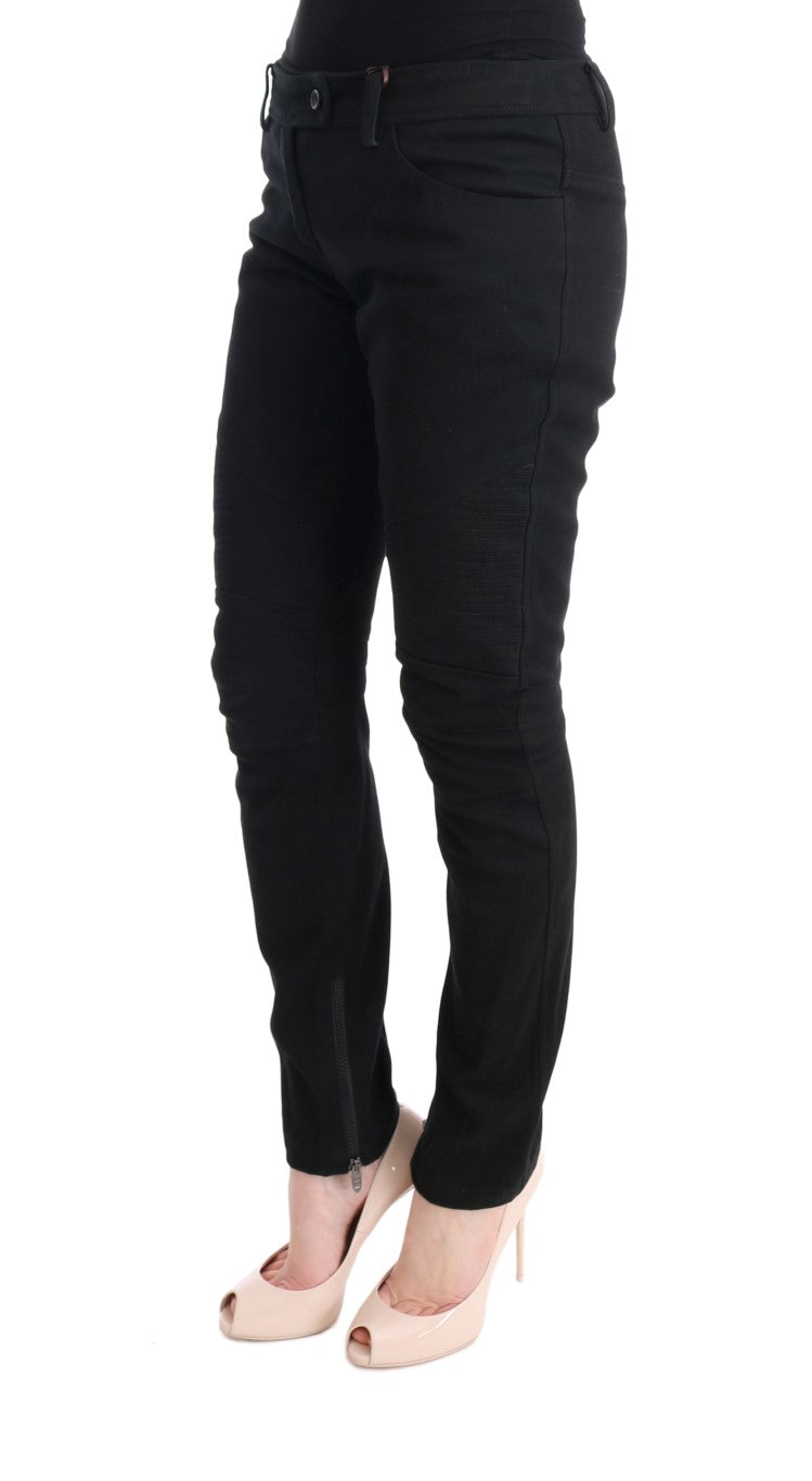 Брюки Ermanno Scervino Chic Black Slim Fit