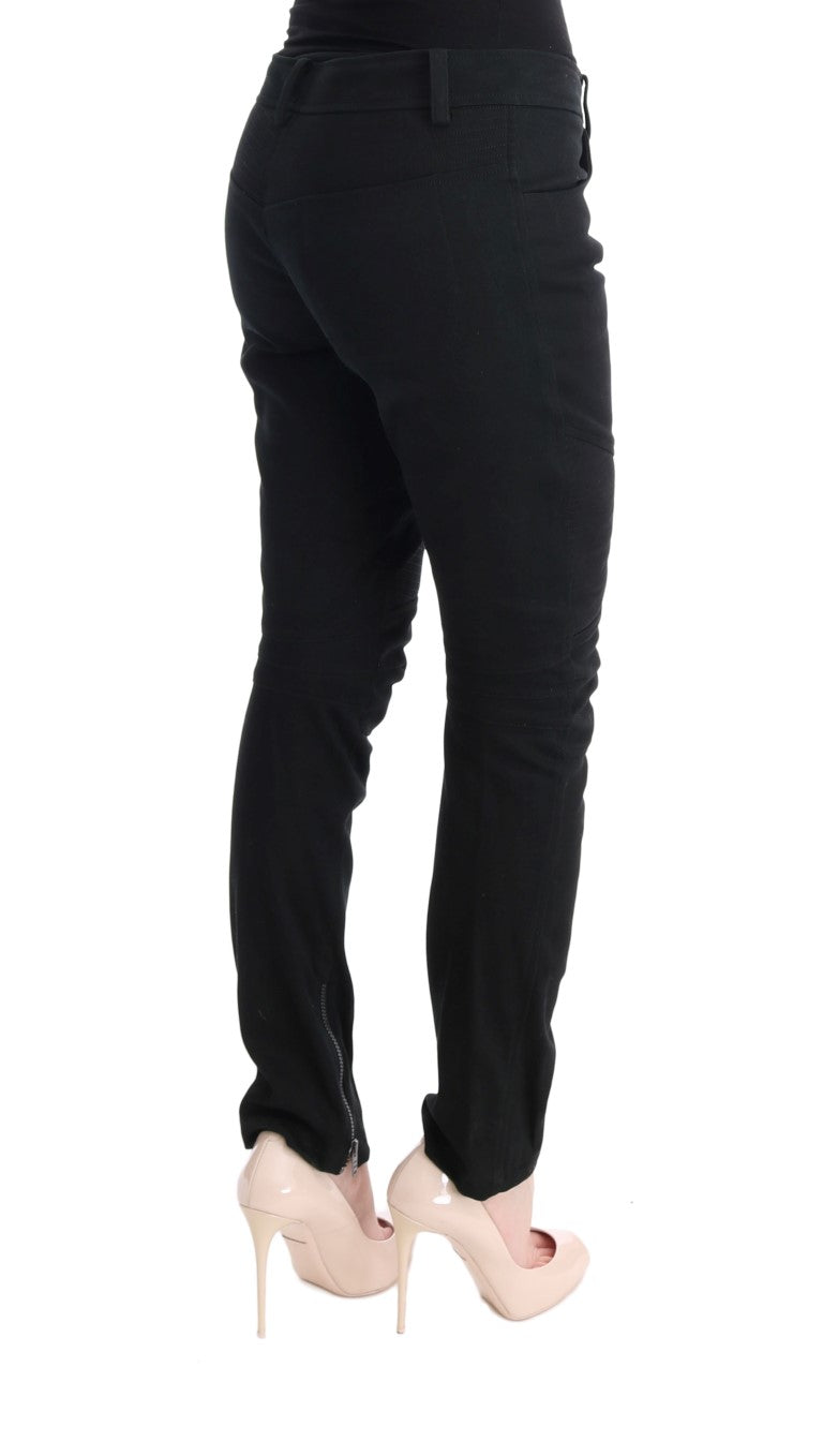 Брюки Ermanno Scervino Chic Black Slim Fit