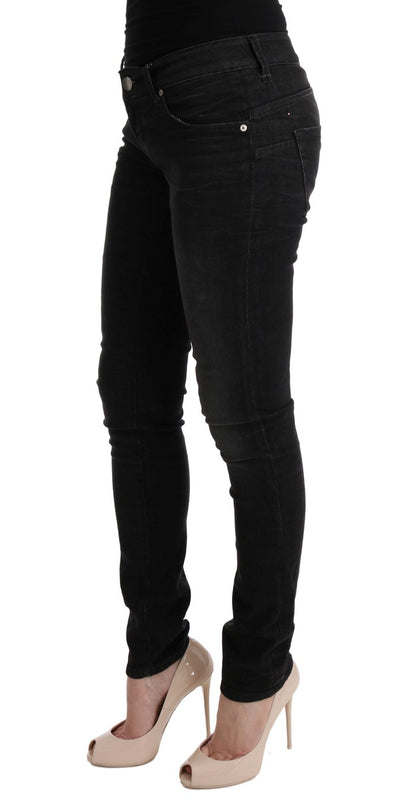 Чорні бавовняні джинси Acht Chic Slim Fit
