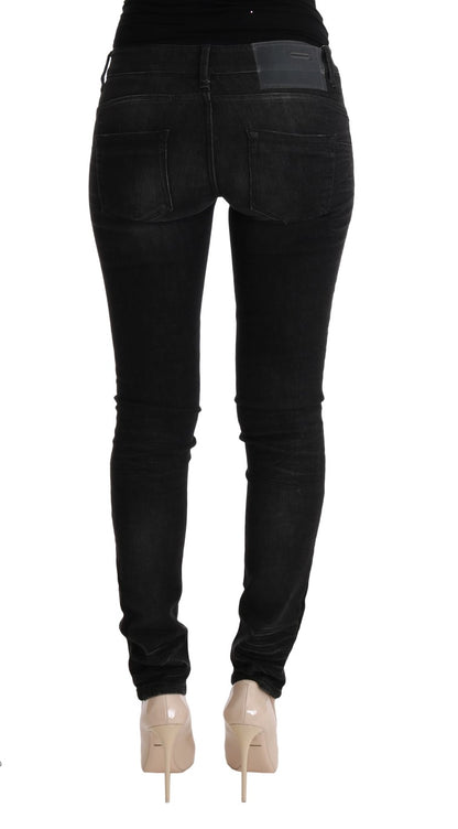 Чорні бавовняні джинси Acht Chic Slim Fit
