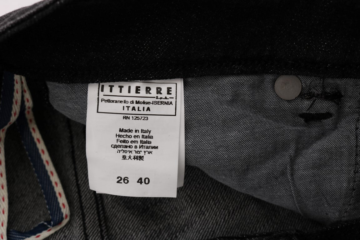 Чорні бавовняні джинси Acht Chic Slim Fit