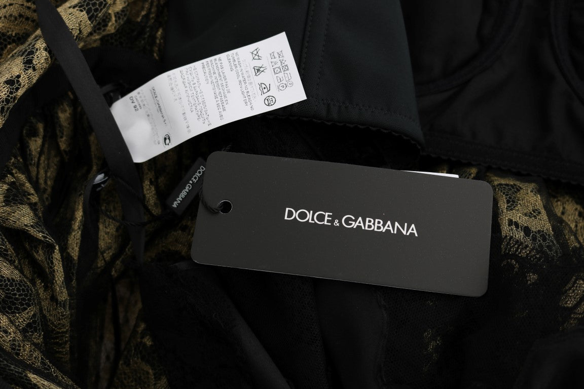 Сукня довгого крою Dolce &amp; Gabbana з мереживом і кришталевим кольором