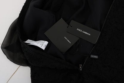 Елегантне чорне мереживне плаття Dolce &amp; Gabbana з аплікацією в формі серця