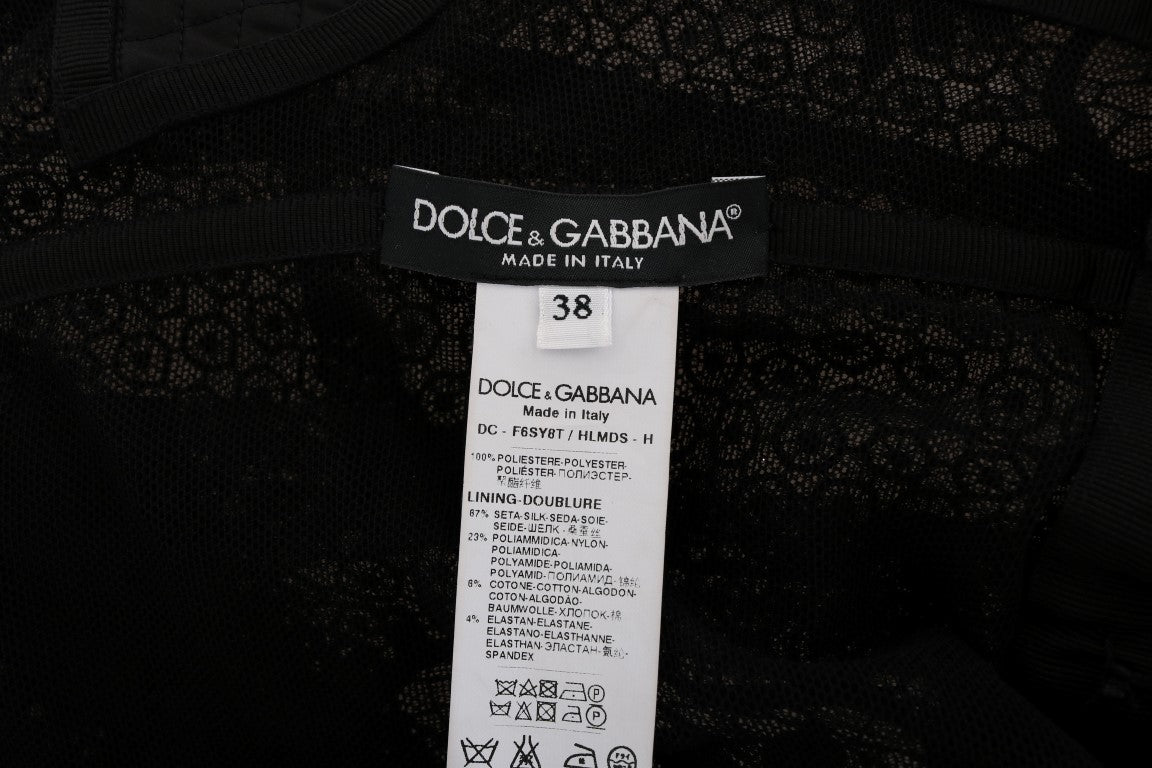 Елегантна довга чорна сукня-футляр Dolce &amp; Gabbana