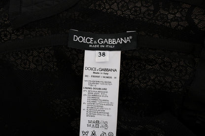 Елегантна довга чорна сукня-футляр Dolce &amp; Gabbana