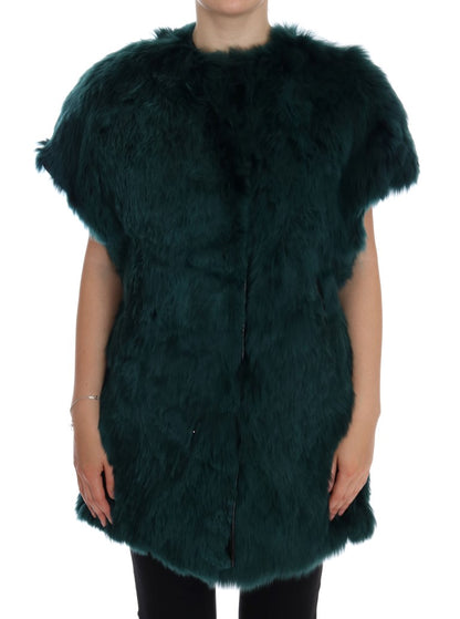 Довга жилетка Dolce &amp; Gabbana Exquisite Green Alpaca