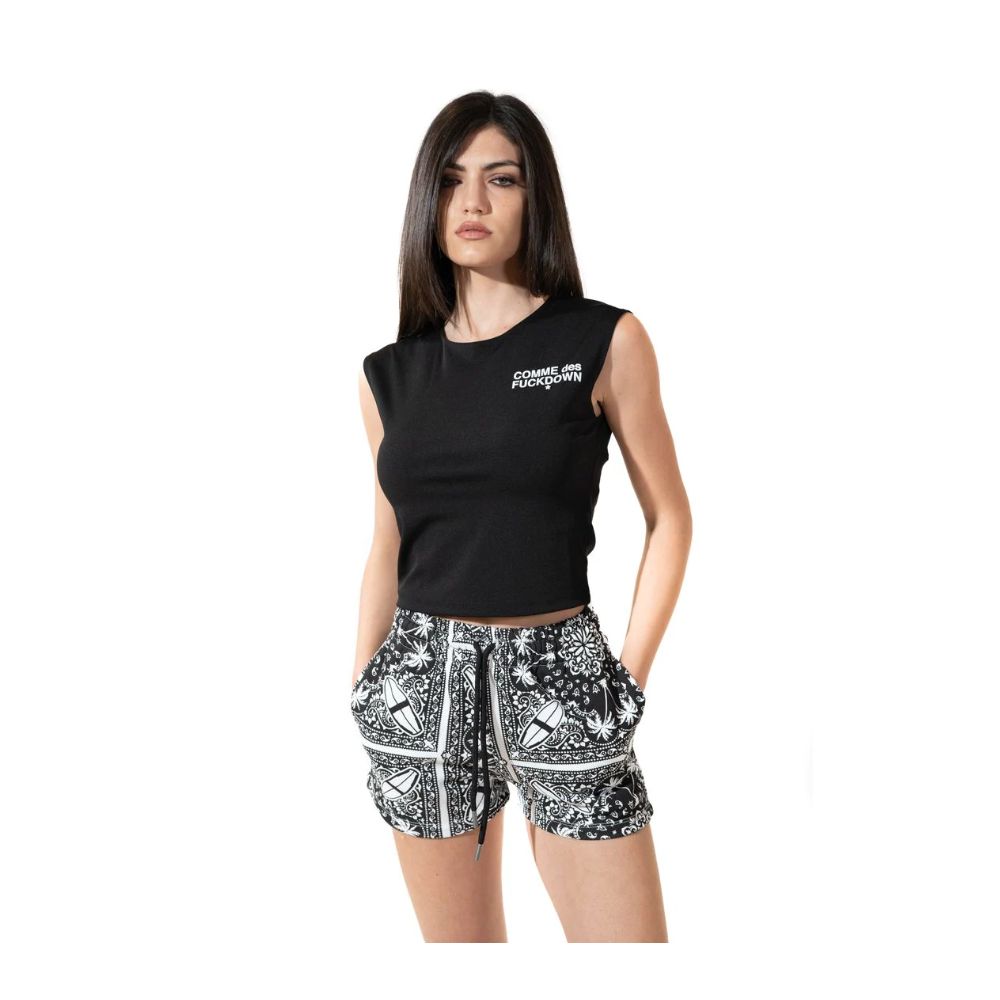 Бавовняні шорти Comme Des Fuckdown Chic Monochrome Palms