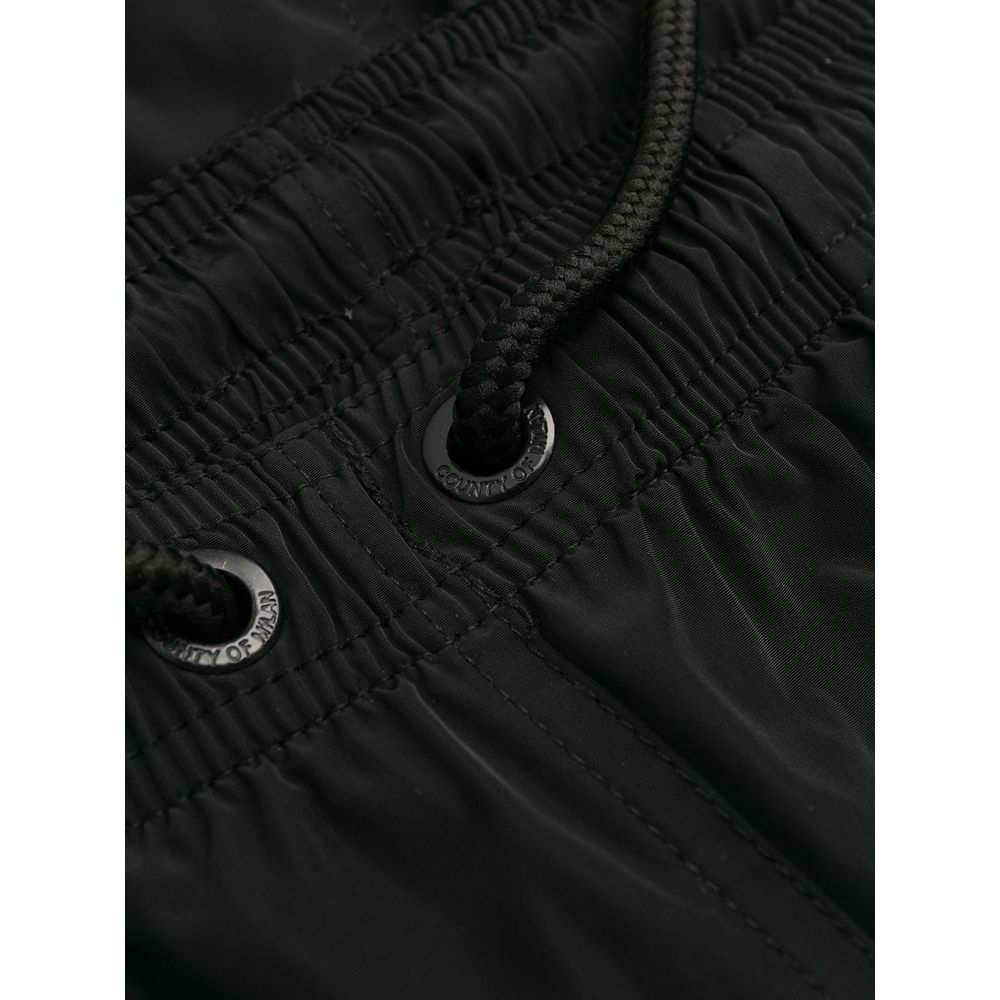 Чорний поліамідний чоловічий купальник Marcelo Burlon