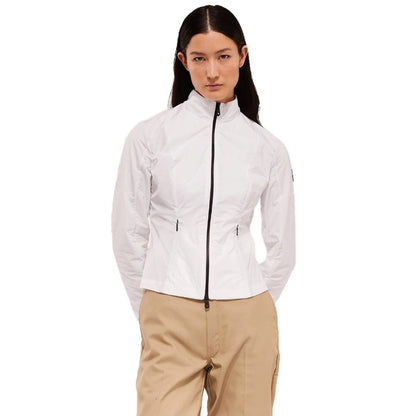 Refrigiwear Chic Вітрозахисна біла куртка з логотипом