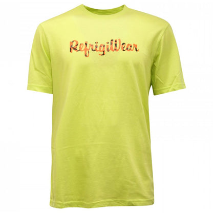 Футболка Refrigiwear Sunshine Yellow з круглим вирізом і логотипом