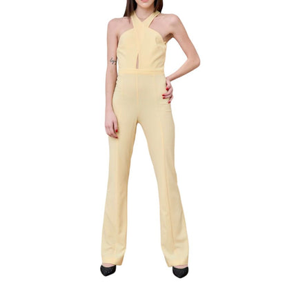 Стрейч-комбінезон Patrizia Pepe Radiant Canary Yellow