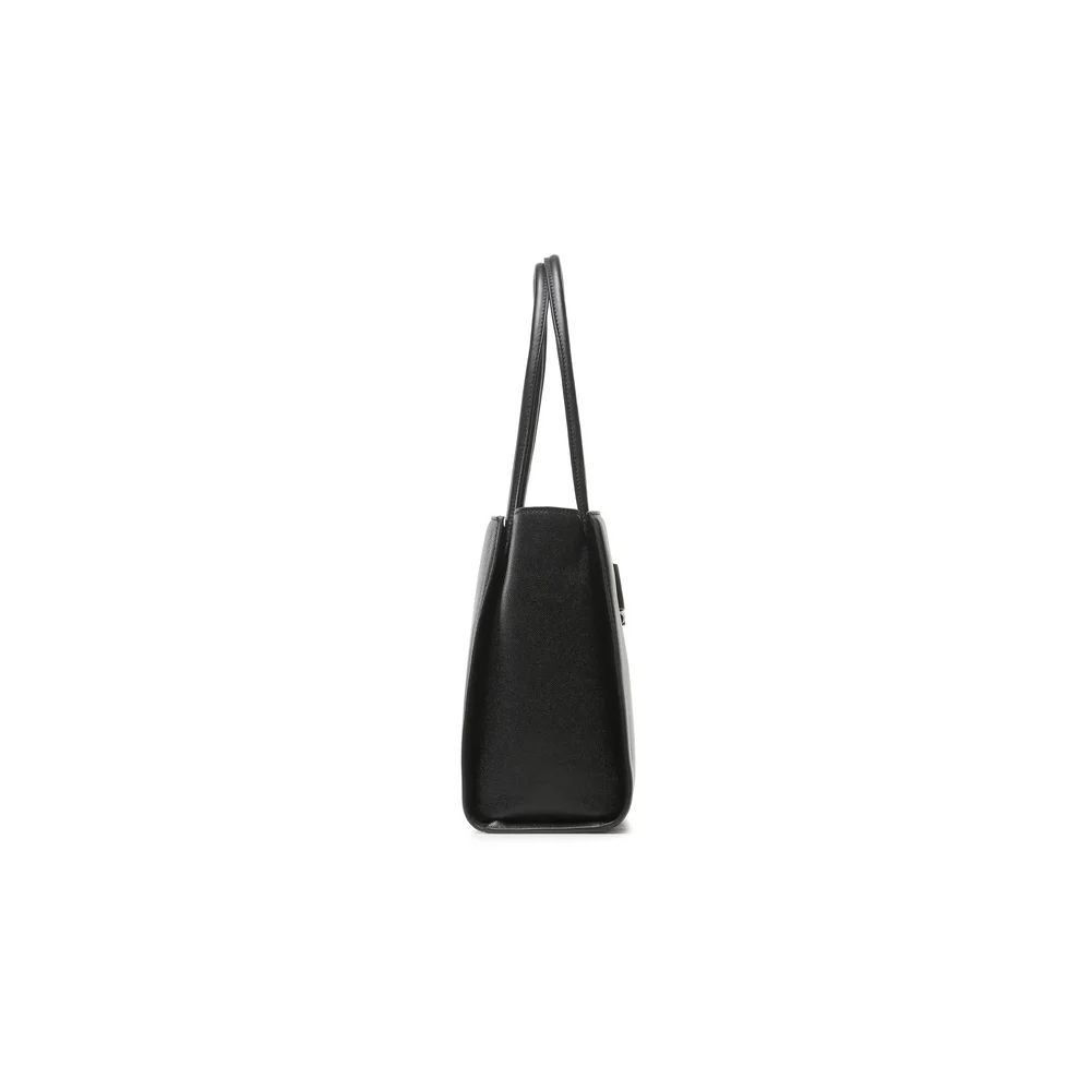 Чорна сумка Plein Sport Chic зі сріблястим логотипом
