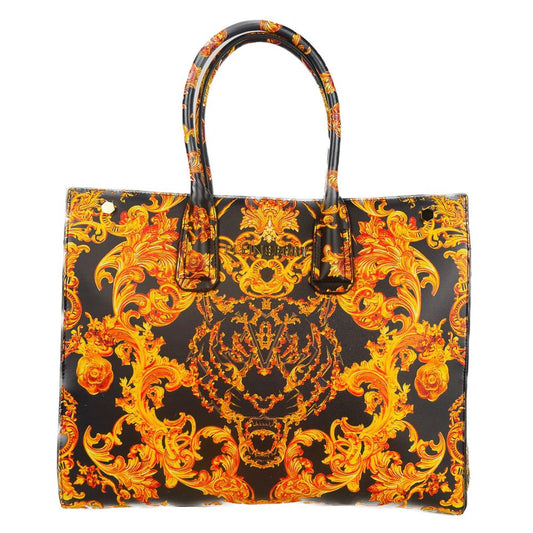 Plein Sport Elegant Black Shopper із золотими акцентами
