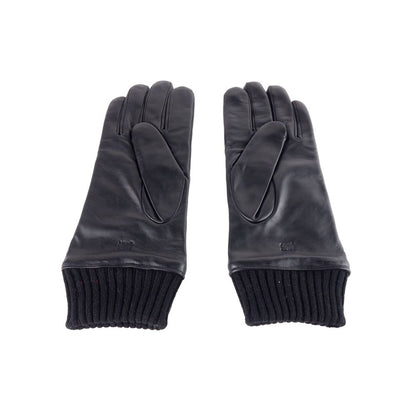 Чоловічі рукавички Cavalli Class Black Lambskin