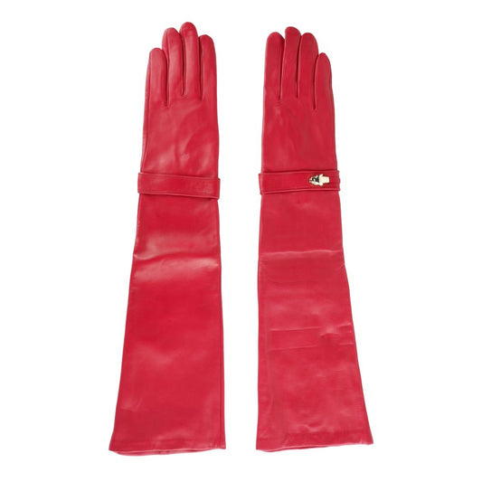Жіноча рукавичка Cavalli Class Red Lambskin