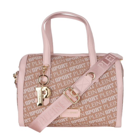 Рожева сумка через плече Plein Sport Chic з екошкіри