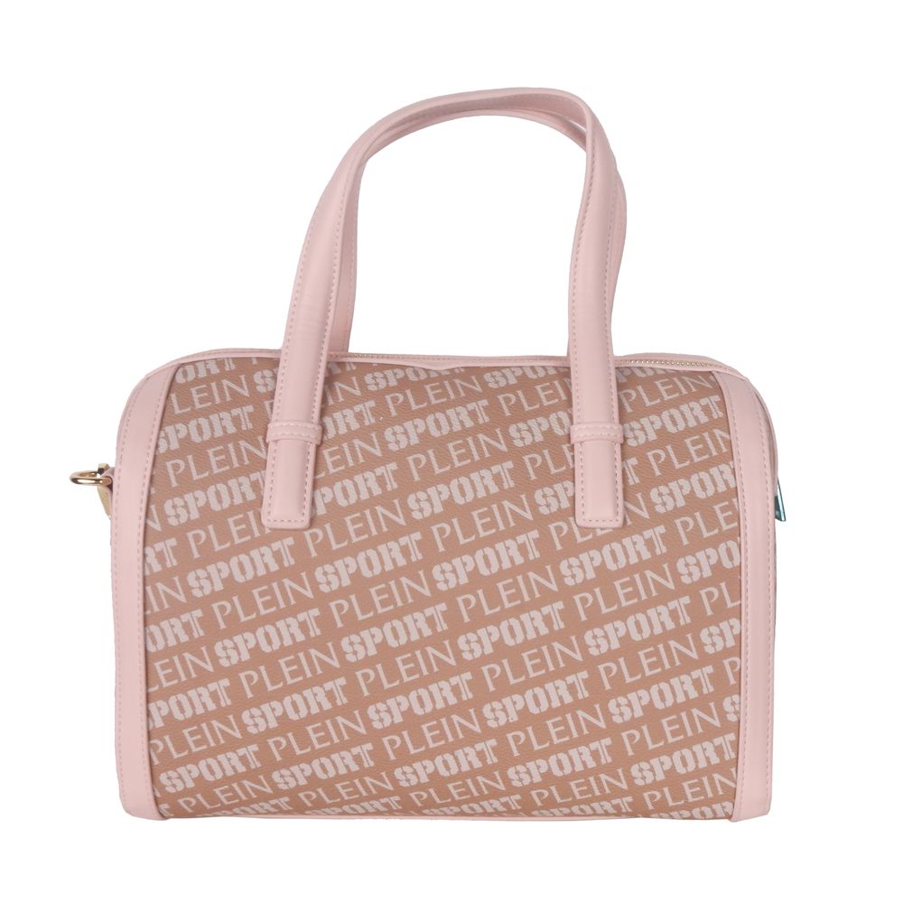 Рожева сумка через плече Plein Sport Chic з екошкіри