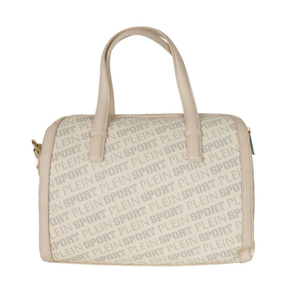Біла сумка через плече з екошкіри Plein Sport Chic