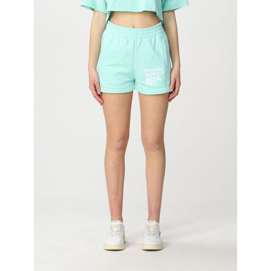 Жіночі короткі шорти Pharmacy Industry Green Cotton