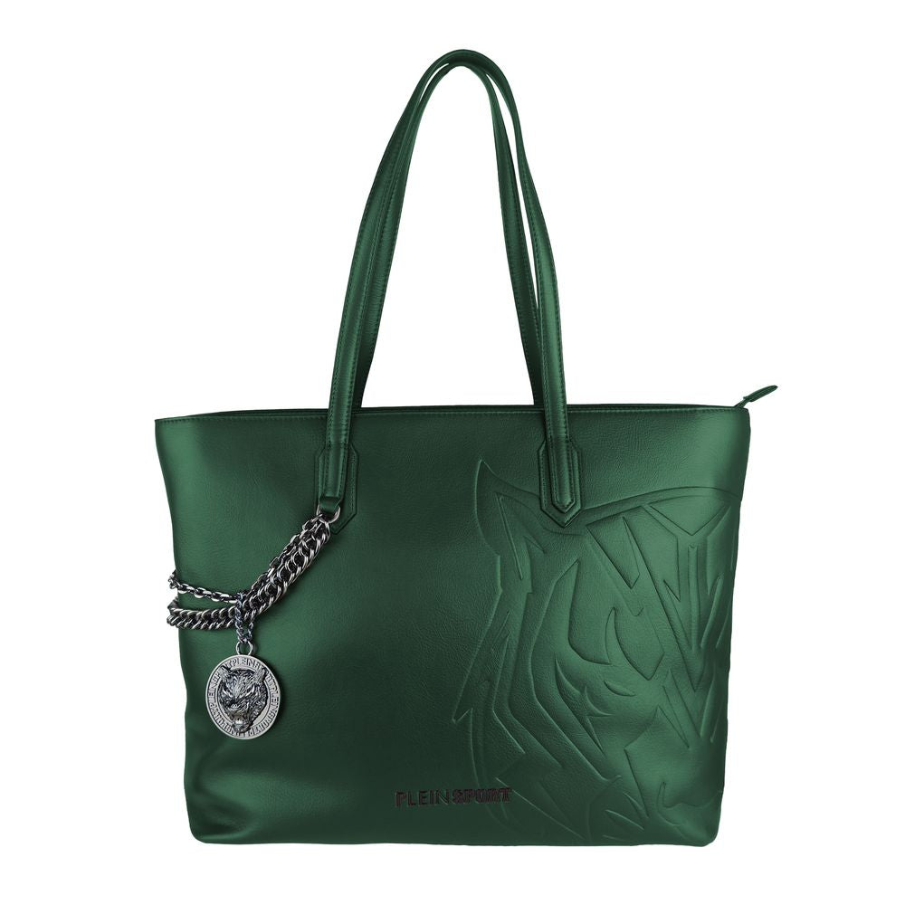 Жіноча сумка через плече Plein Sport Green з поліетилену