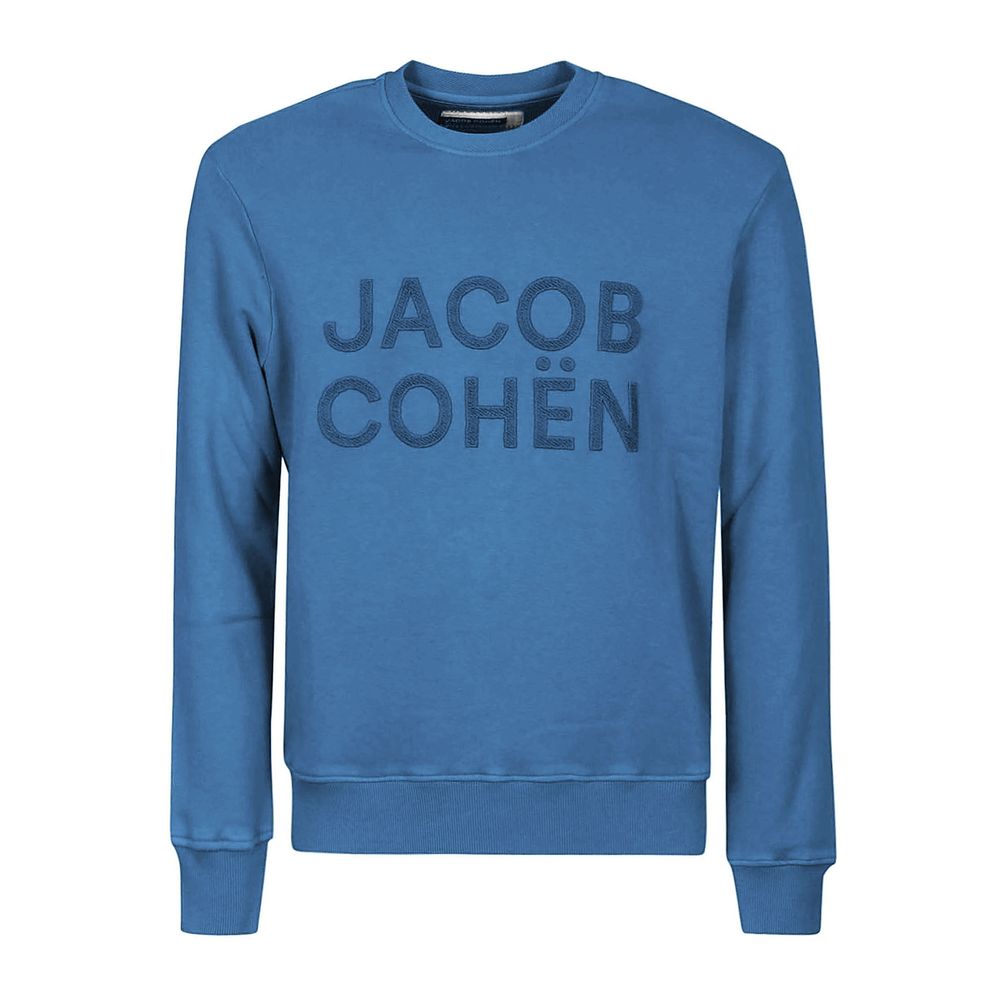 Світло-блакитний бавовняний чоловічий светр Jacob Cohen