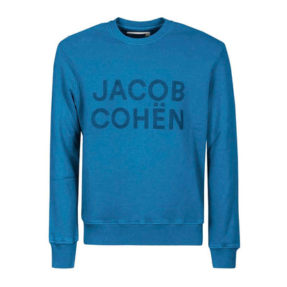 Світло-блакитний бавовняний чоловічий светр Jacob Cohen