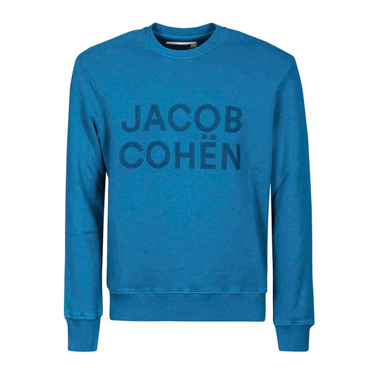 Світло-блакитний бавовняний чоловічий светр Jacob Cohen