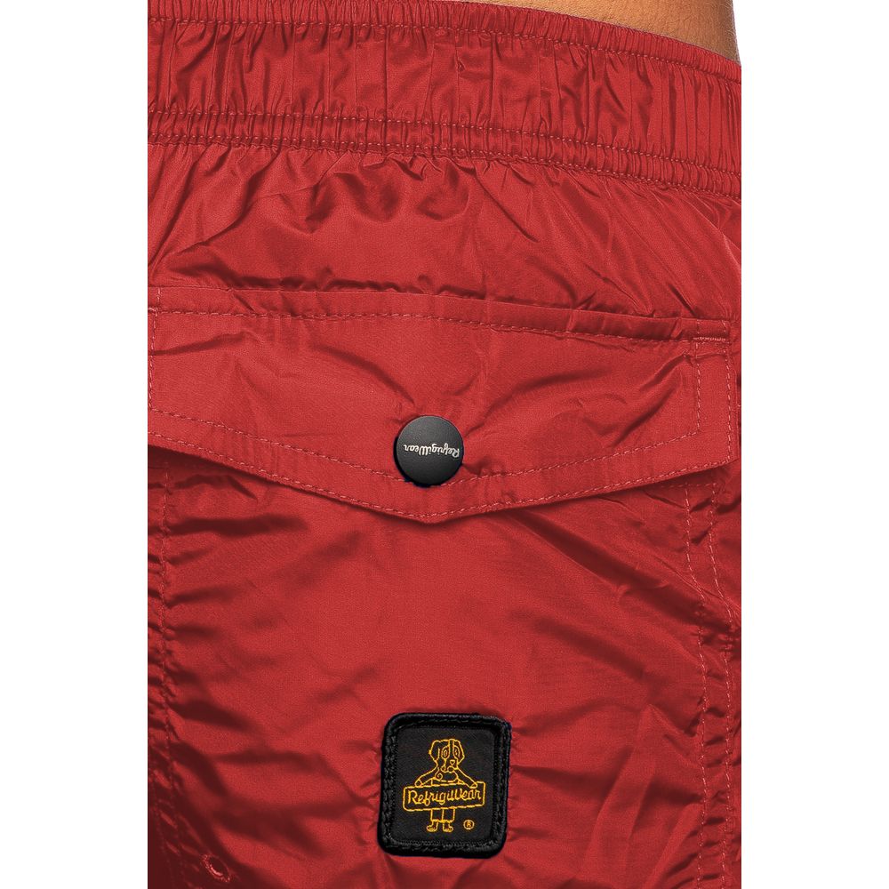 Червоний нейлоновий чоловічий купальник Refrigiwear