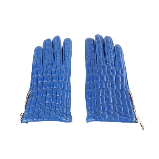 Жіноча рукавичка Cavalli Class Blue Lambskin