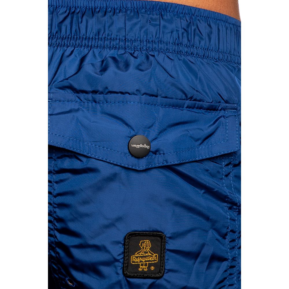 Синій нейлоновий чоловічий купальник Refrigiwear