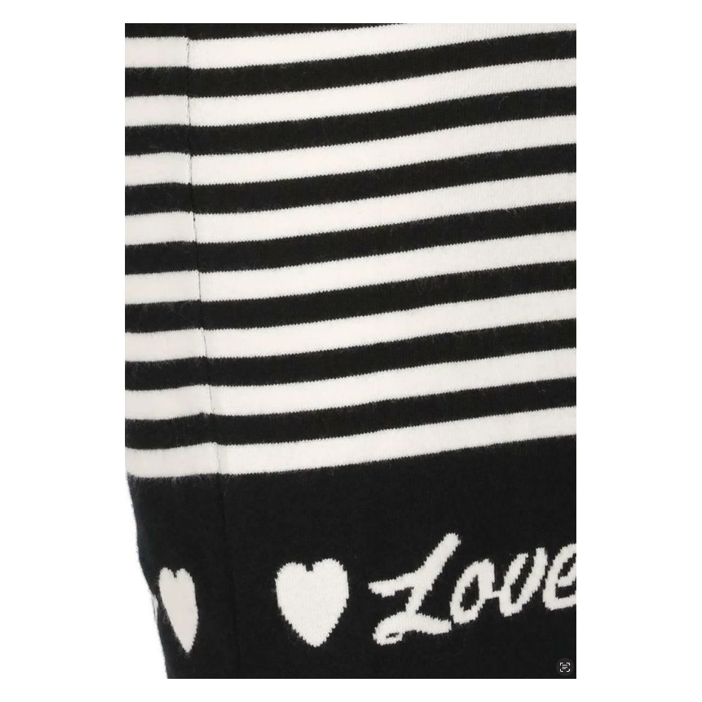 Елегантна трикотажна сукня в смужку з довгими рукавами Love Moschino