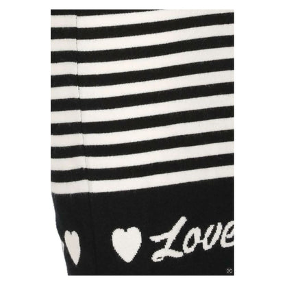 Елегантна трикотажна сукня в смужку з довгими рукавами Love Moschino