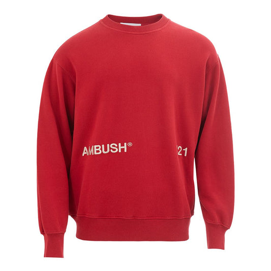 Червоний бавовняний светр Ambush Elevated