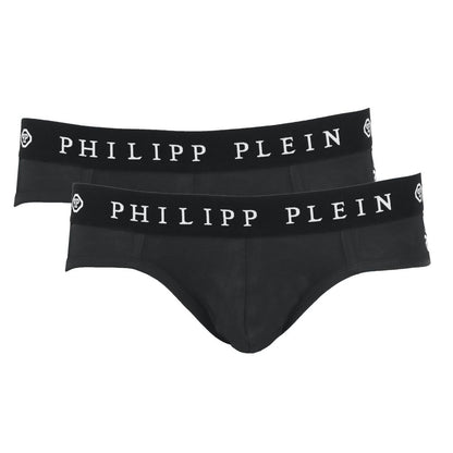 Чоловіча коротка сумка-боксер Philipp Plein Black Cotton