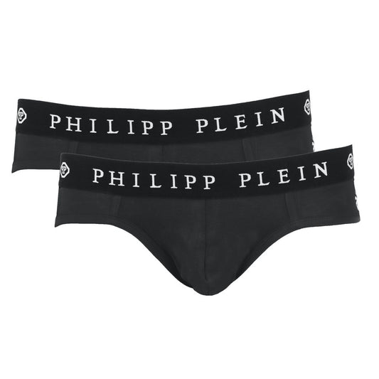 Чоловіча коротка сумка-боксер Philipp Plein Black Cotton