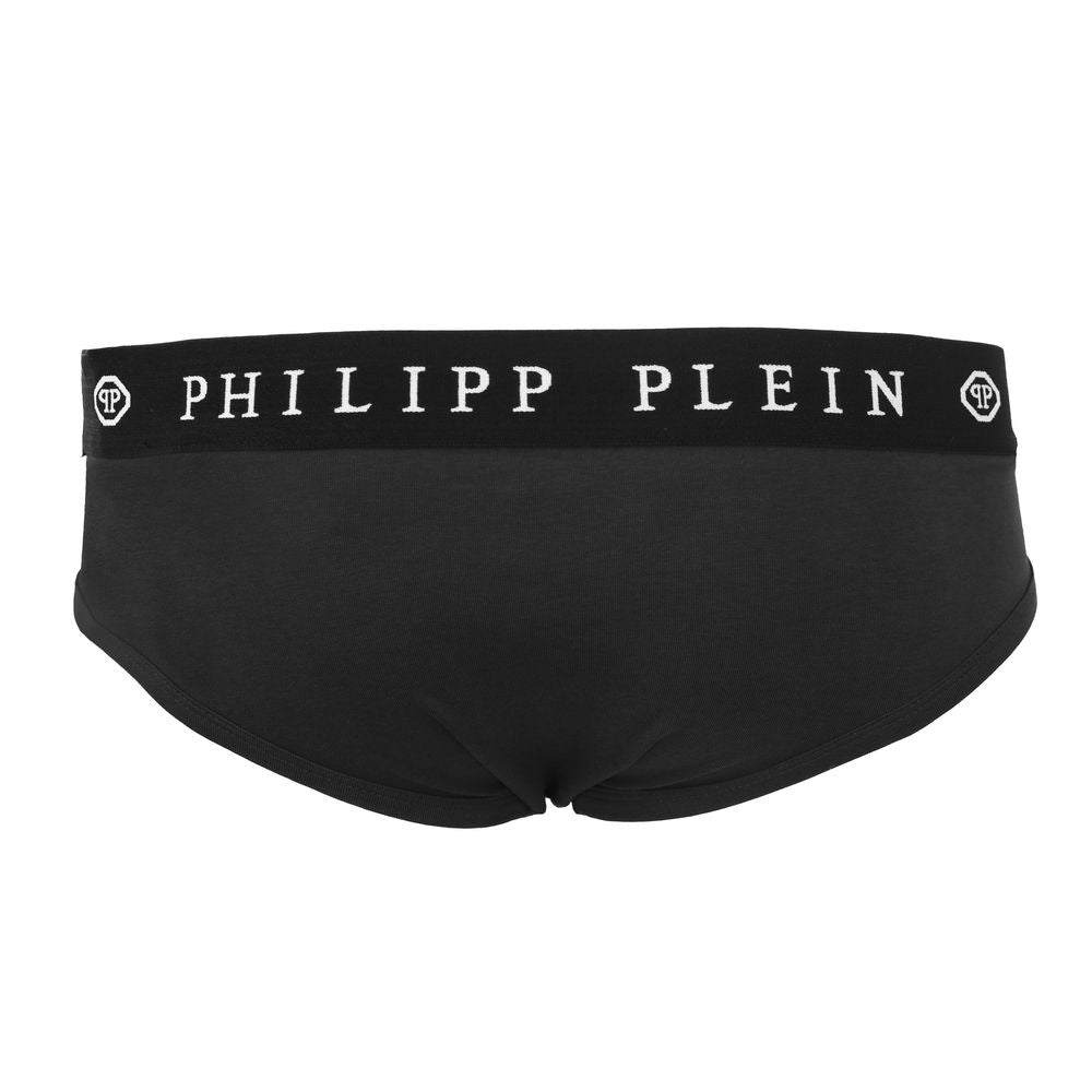 Чоловіча коротка сумка-боксер Philipp Plein Black Cotton