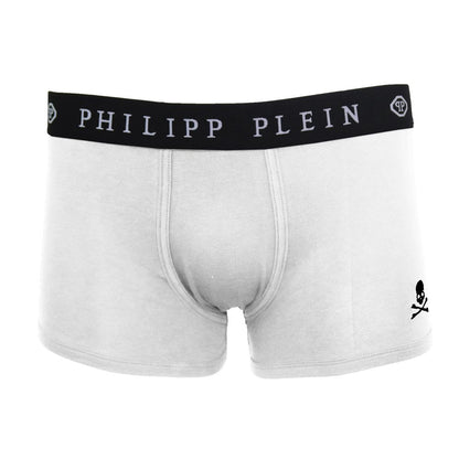 Білий бавовняний чоловічий боксер Philipp Plein
