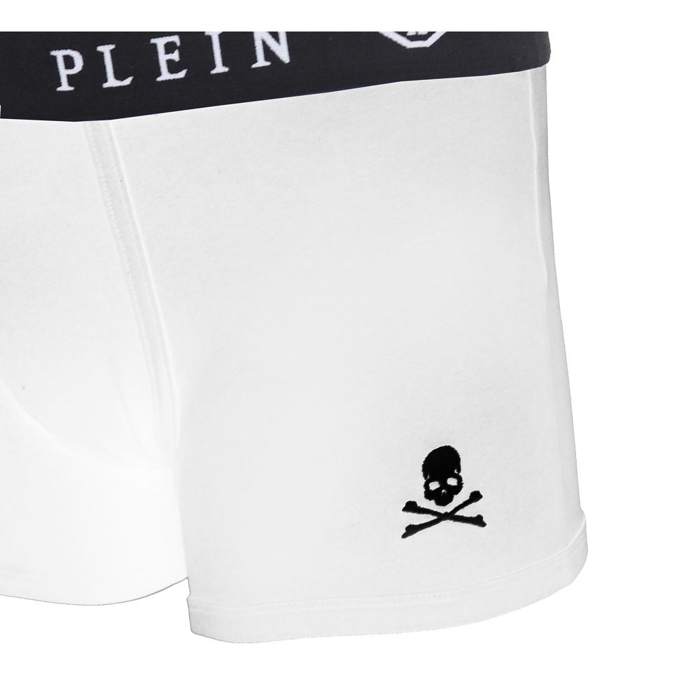 Білий бавовняний чоловічий боксер Philipp Plein