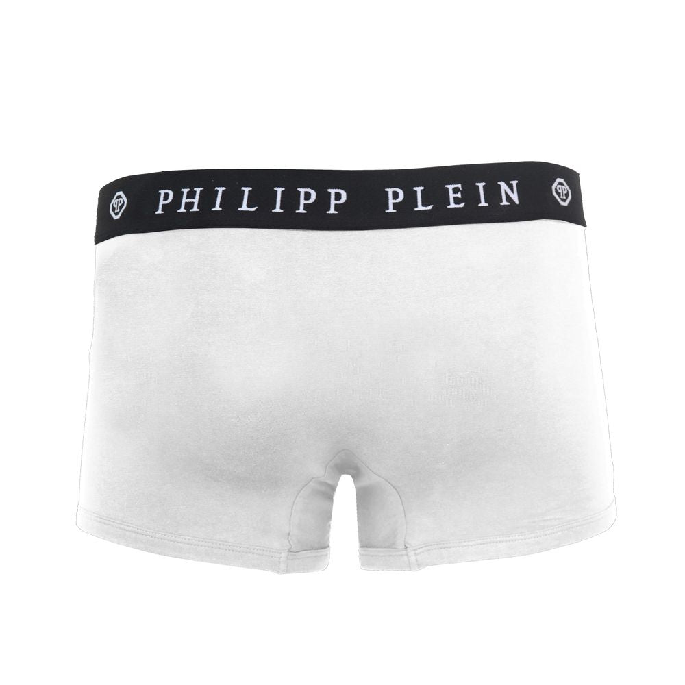 Білий бавовняний чоловічий боксер Philipp Plein