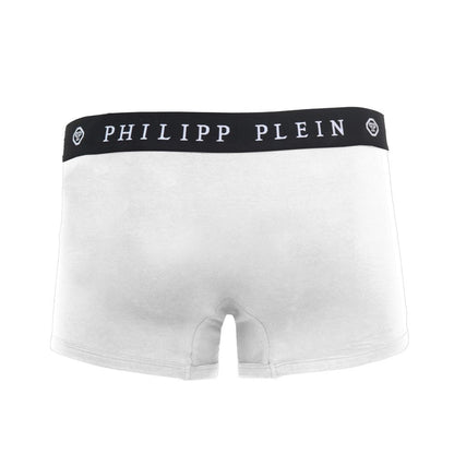Білий бавовняний чоловічий боксер Philipp Plein