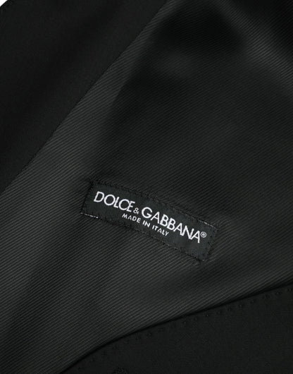 Жилет із чорної вовни Dolce &amp; Gabbana
