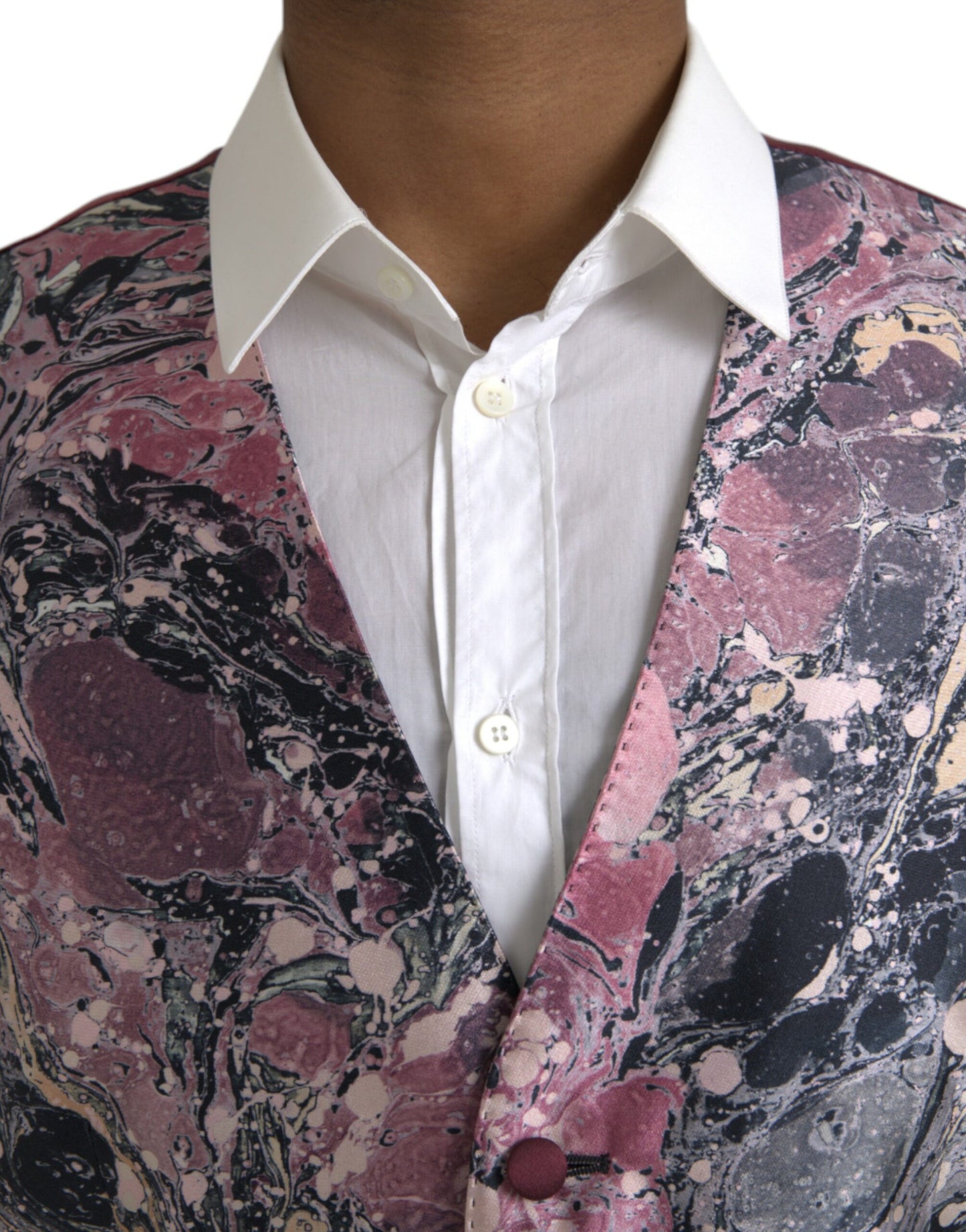 Жилет Dolce &amp; Gabbana Multicolor Galaxy Silk Waistcoat