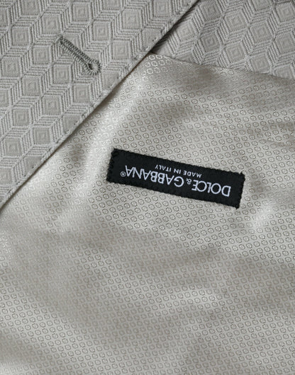 Dolce &amp; Gabbana Off White, бавовняна жилетка, формальний жилет