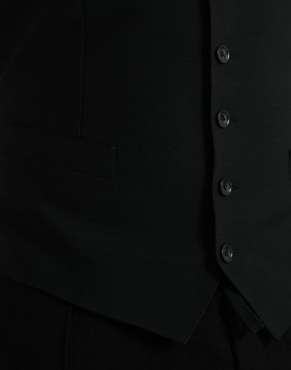 Dolce &amp; Gabbana. Чорна вовняна жилетка. Урочистий жилет